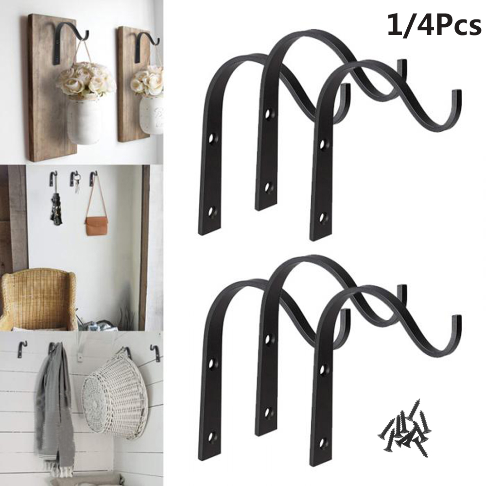 Daphne Set 1/4 Móc Treo Đồ Gắn Tường Nhà Tắm / Túi Xách / Nón / Quần Áo Phong Cách Retro Tiện Dụng