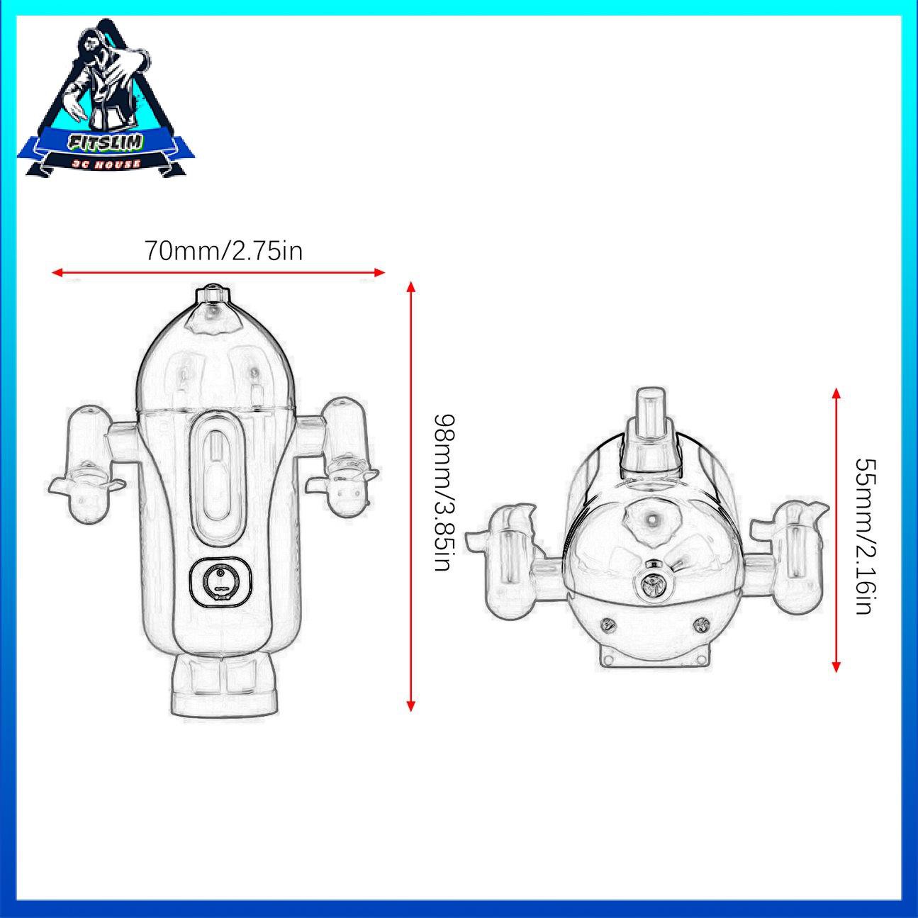 Tàu Ngầm Mini Điều Khiển Từ Xa Có Đèn Led