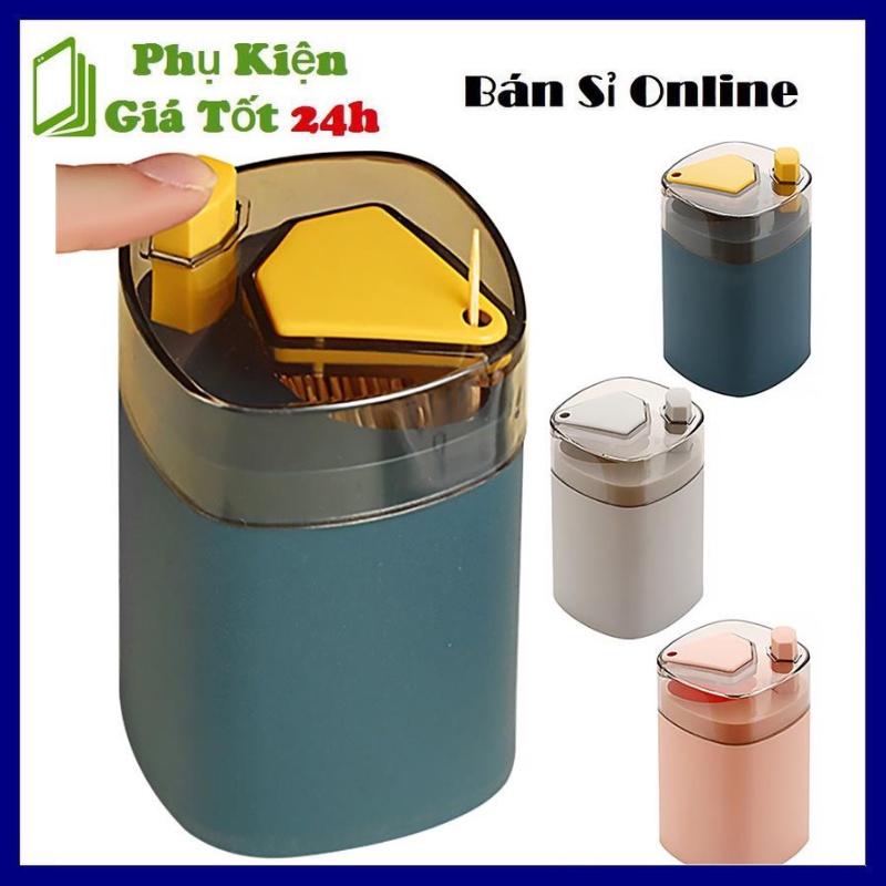 Hộp đựng tăm xỉa răng lúa mạch thông minh tự động bật tiện ích Vinhwatch