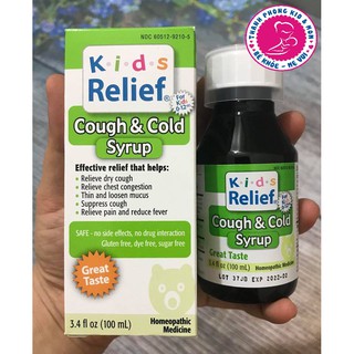 Siro Ho Và Cảm Lạnh Cough & Cold  0-9 tuổi (ngày)