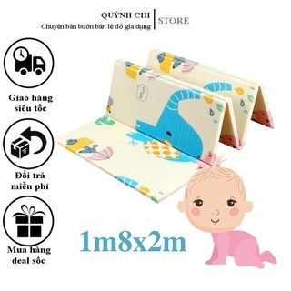 Thảm xốp gấp gọn xpe kích thước 1,8mx2m