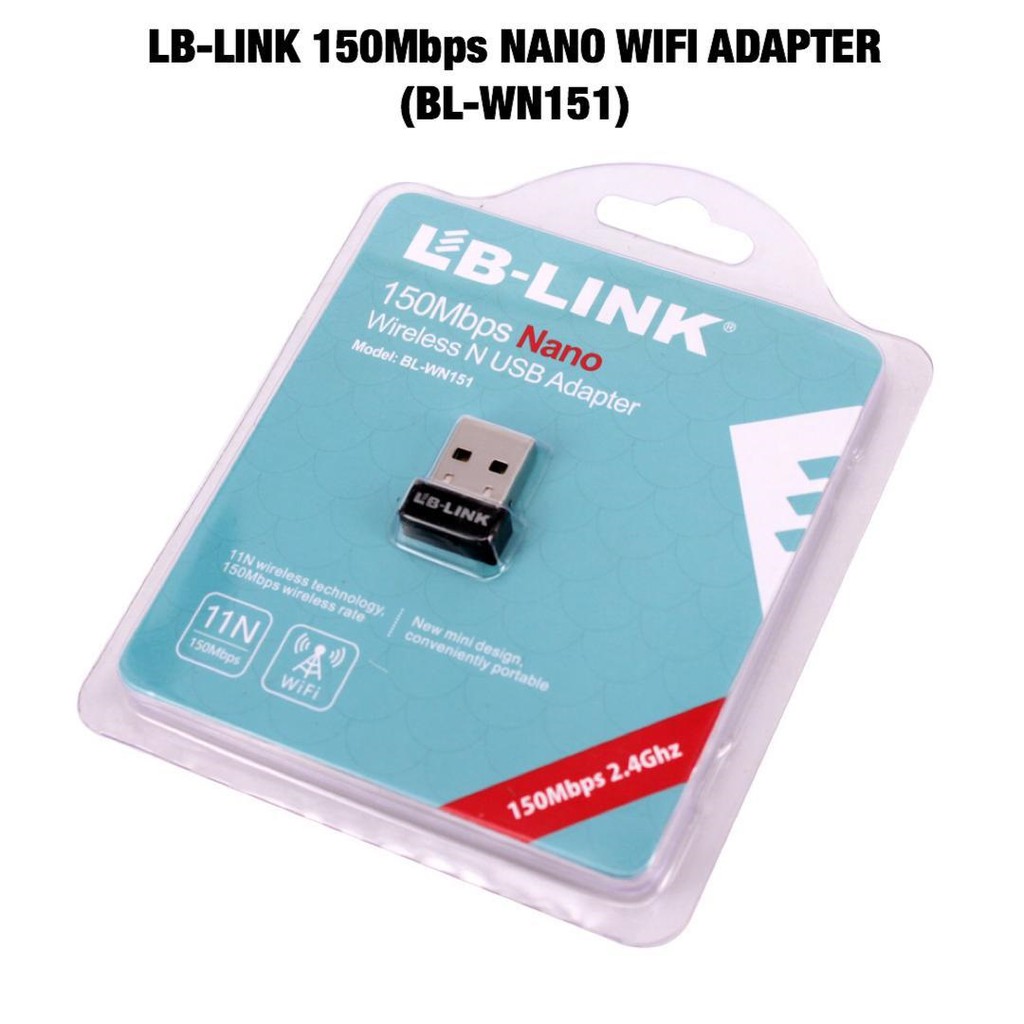 [BH 2 Năm] USB Thu Wifi LB-LINK Nano BL-WN151 - Hàng Chính Hãng