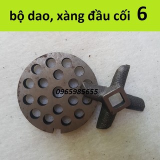Phụ kiện máy xay thịt - dao xay thịt và mặt lưới máy xay thịt, cho cối xay thịt đùn 6