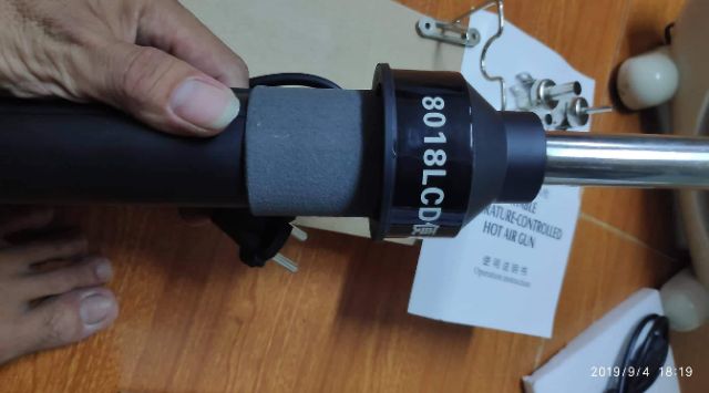 Máy khò potable 8018 LCD