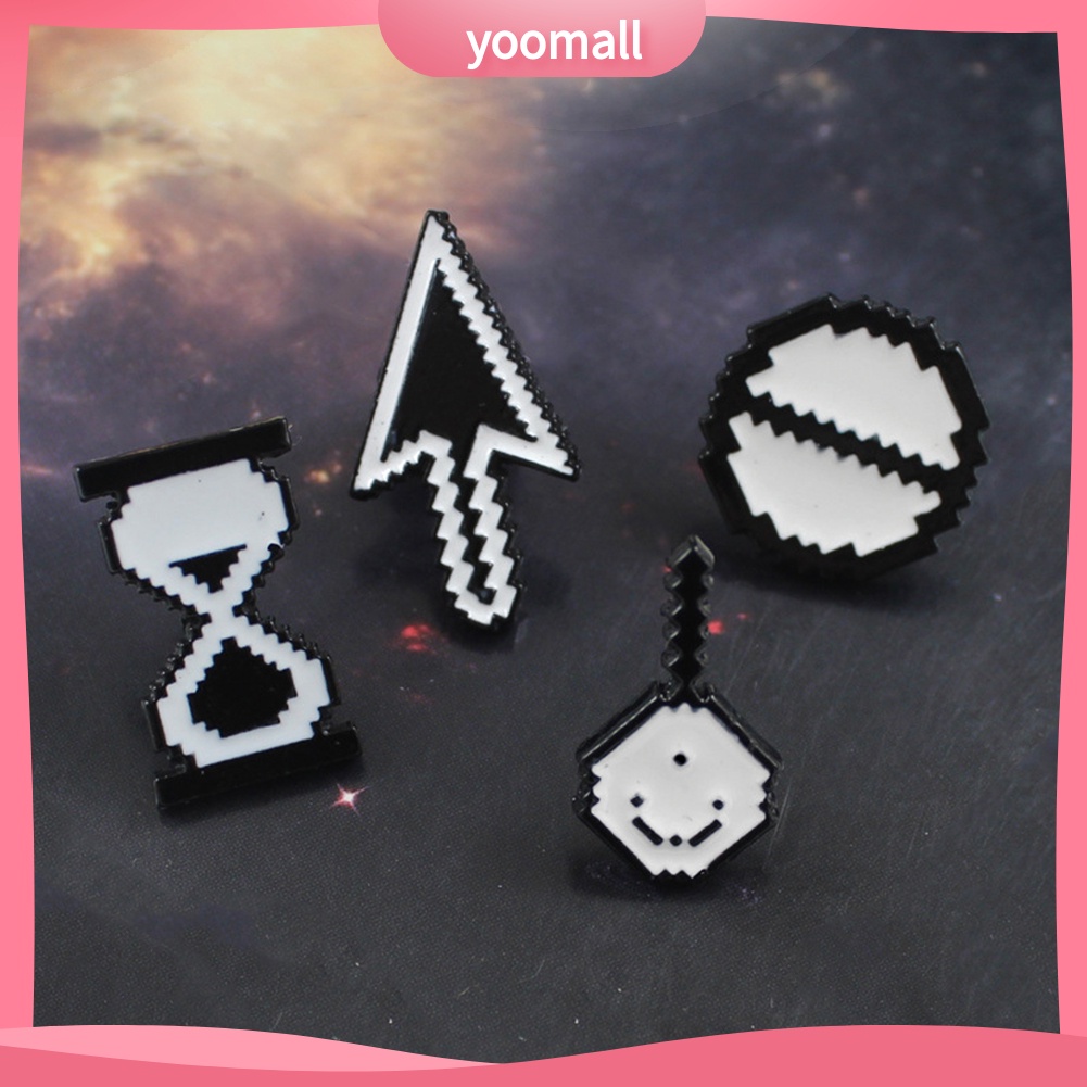 Ghim cài áo kim loại hình cung tên độc đáo