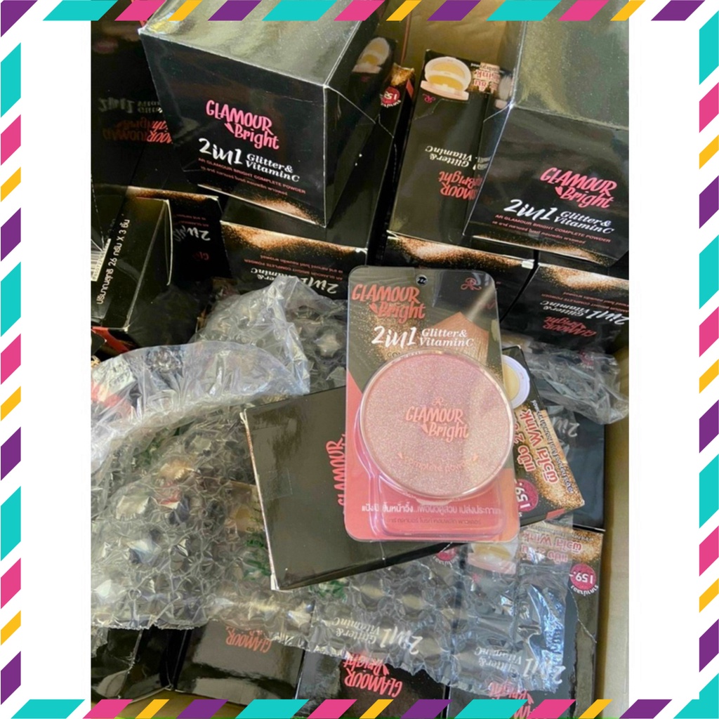 Phấn 2 Tầng Glamour Bright 2in1 Thái Lan