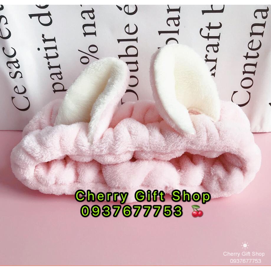 Băng Đô Tai Mèo - Băng Đô Turban Vải Bông Nhung Dày Dặn Siêu Mềm Mướt Cute