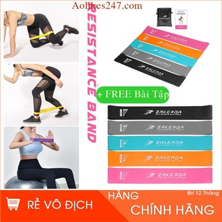 Bộ 5 Dây Kháng Lực tập chân mông hiệu quả, phụ kiện tập gym cao cấp