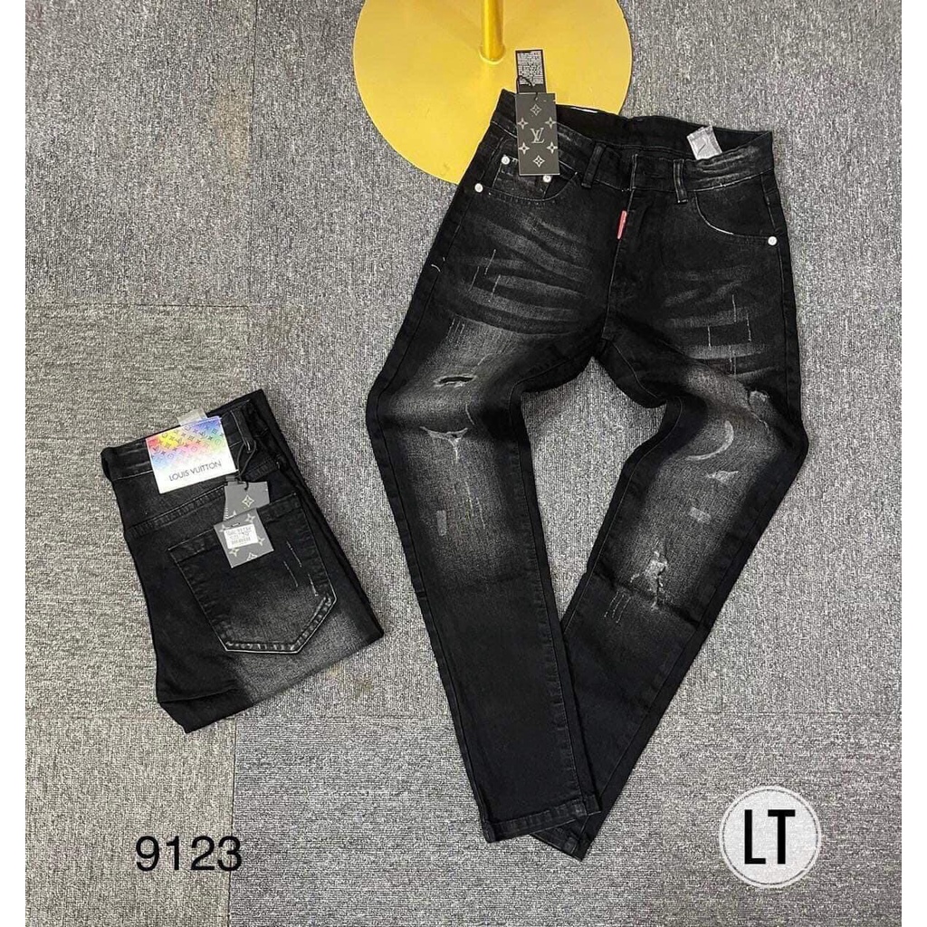 Quần jean nam rách cao cấp mẫu mới nhất hiện nay hàng chuẩn shop NH8888 kvh001 | BigBuy360 - bigbuy360.vn