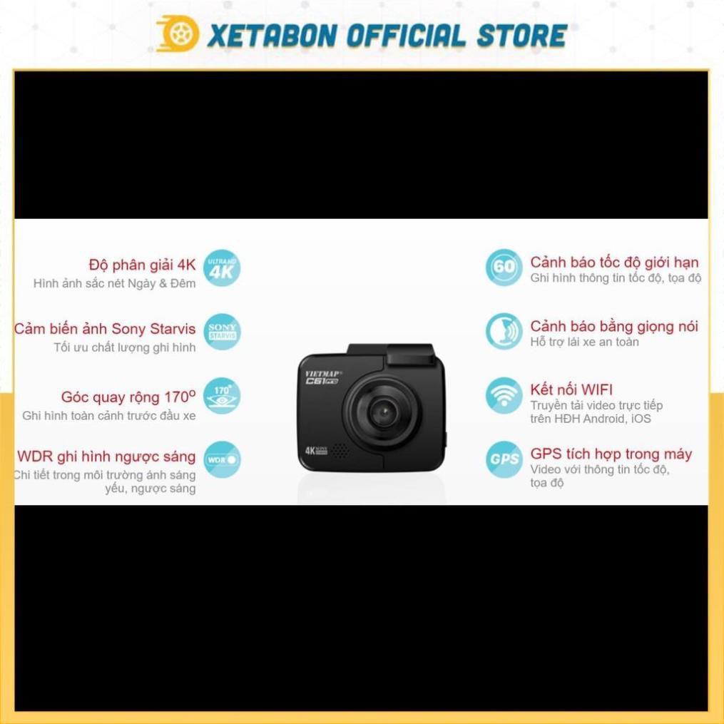 VIETMAP C61 PRO - Camera hành trình 4K Cảnh Báo Giao Thông Giọng Nói - Nâng cấp âm thanh - HÀNG CHÍNH HÃNG | BigBuy360 - bigbuy360.vn
