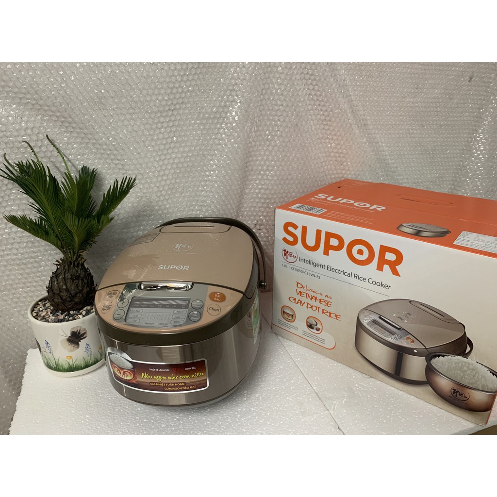 Nồi cơm điện cao tần lòng nồi Niêu Supor CFXB50HC12VN - 1.8L