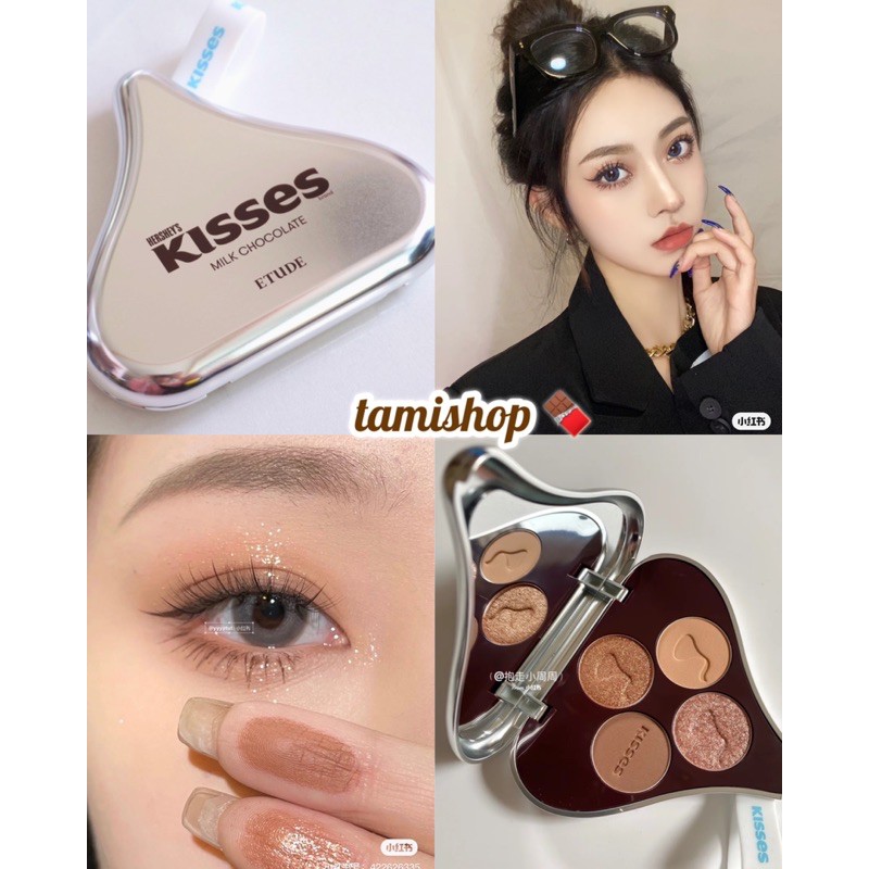 ( BILL ẢNH CUỐI ) BẢNG PHẤN MẮT ETUDE HOUSE PLAY COLOR EYES KISSES BRUSH KIT