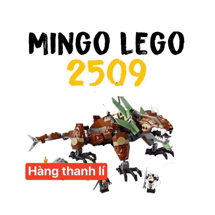 (THANH LÍ) LEGO 2509 rồng đất hàng cũ