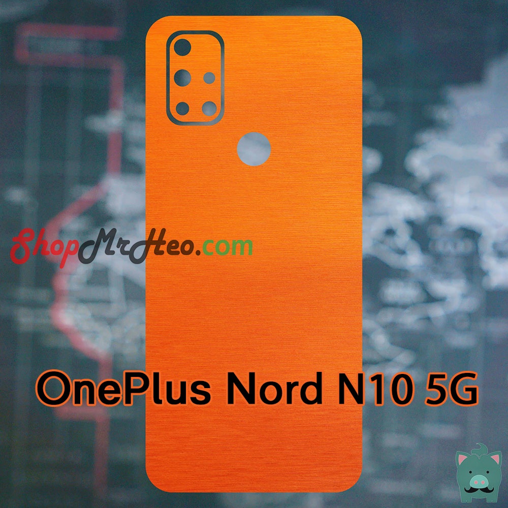 Dán Skin Màu Mặt Sau Lưng Nhôm Xước OnePlus Nord 5G - Nord N10 5G - Nord CE 5G
