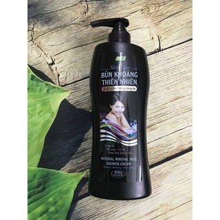 Sữa tắm bùn khoáng trắng da chống lão hóa TKC 820gr với tỉ lệ tinh dầu dưỡng làm sạch cực cao