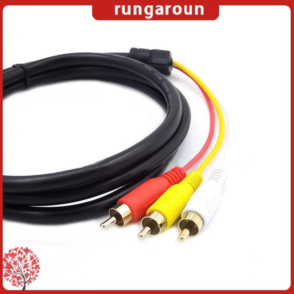 Cáp chuyển đổi HDMI sang 3Rca Scart 1.5M 3 Rca Phono | BigBuy360 - bigbuy360.vn