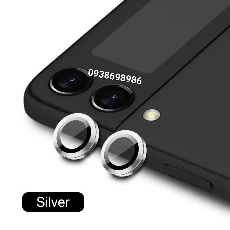 Samsung galaxy Z Flip 4 / Z Fold 4 _ Bộ dán camera vành nhôm + kính siêu bảo vệ