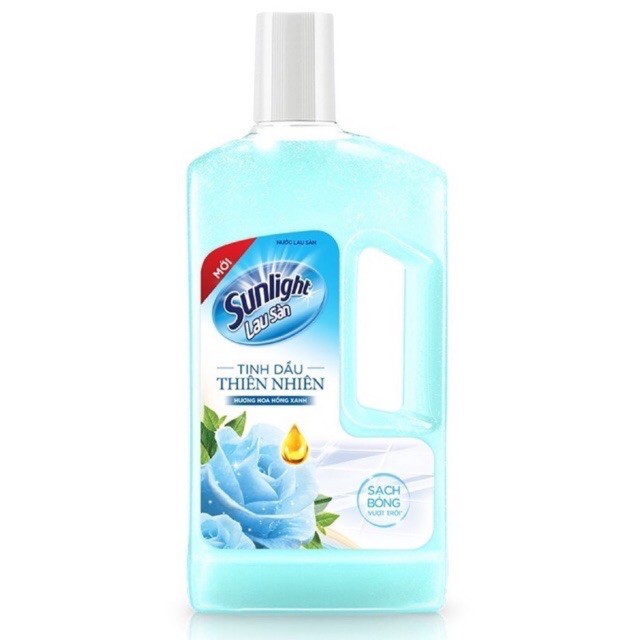 Nước lau sàn Sunlight  [FREESHIP] Tinh Dầu Thiên Nhiên Hương Hoa Thơm Mát Chai 1Kg