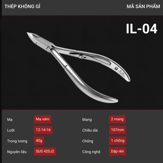 Kềm cắt da inox il04 aaa