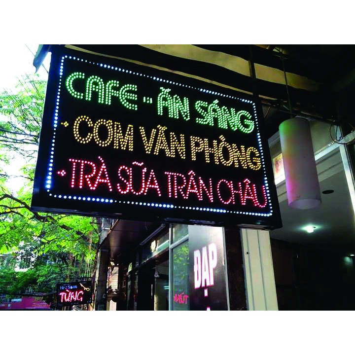 Biển Led Vẫy 2 mặt 40x60cm, 60x90cm thiết kế theo yêu cầu