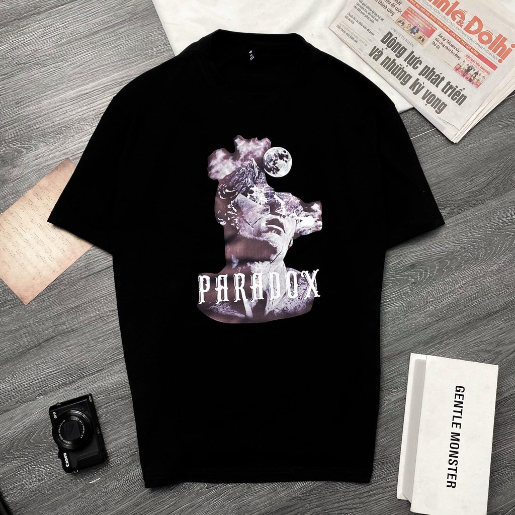 Áo thun in hình 5D Paradox Tee cao cấp , áo phông T shirt nam nữ unisex , tay lỡ from rộng basic