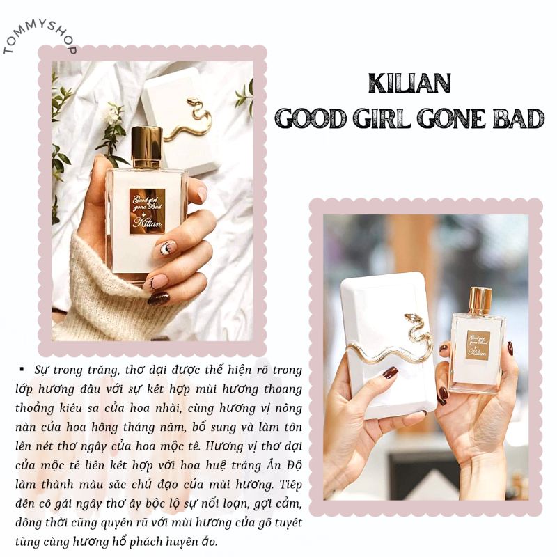 Mẫu nước hoa Kilian Good Girl Gone Bad (Rắn trắng)