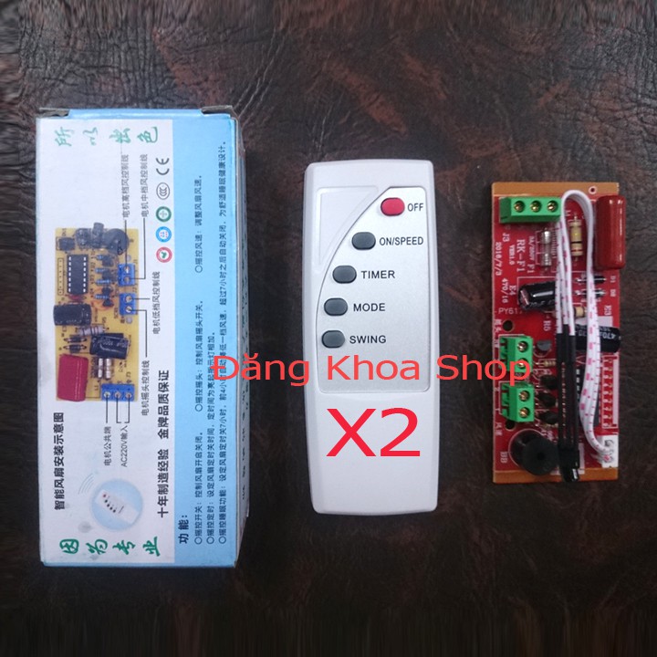 Combo 02 Bộ vi mạch điều khiển quạt từ xa bản tiếng anh.