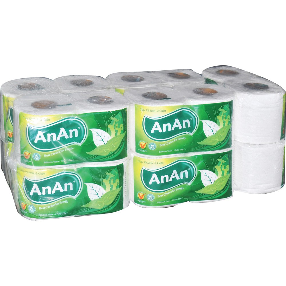 Giấy vệ sinh An An 2 lớp (10 cuộn)