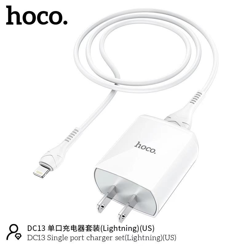 Bộ sạc DC13 IPHONE USB, sạc nhanh 2.4A, tương thích với nhiều dòng iPhone/iPad, chân cắm dẹt tiêu chuẩn US,đài 1m