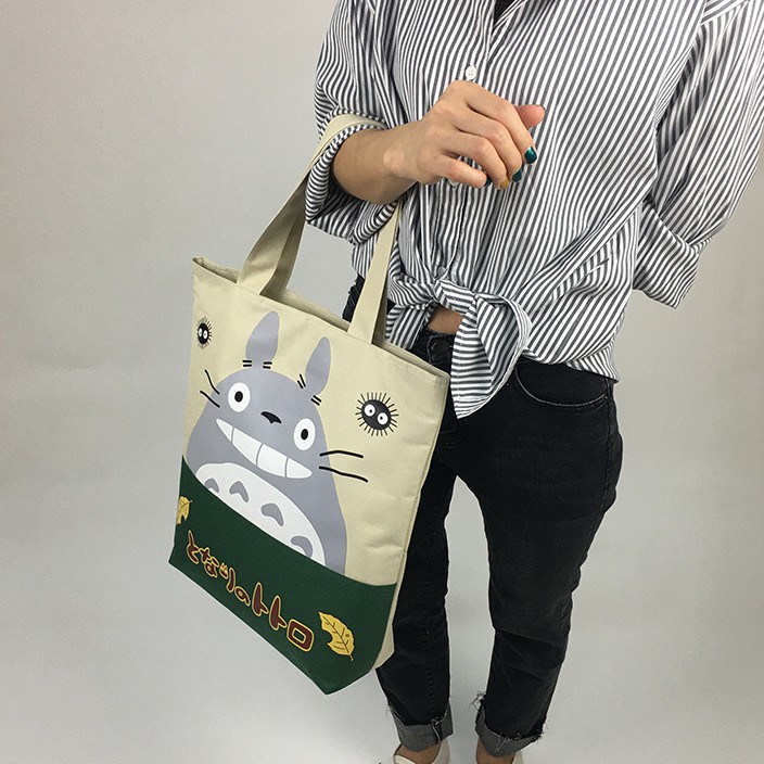 Túi vẽ tranh Xem thử màu dọc reticule Túi bán hàng totoro