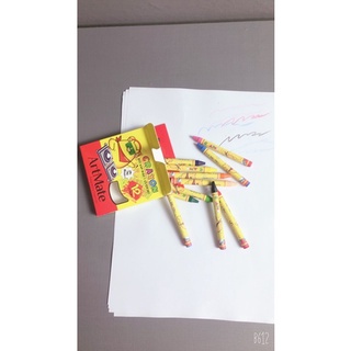 Bút màu sáp hữu cơ cho bé 12/ 18/ 24 màu - Classmate - Hộp giấy-  Bút màu hữu cơ không bẩn tay - HOKAMI STORE