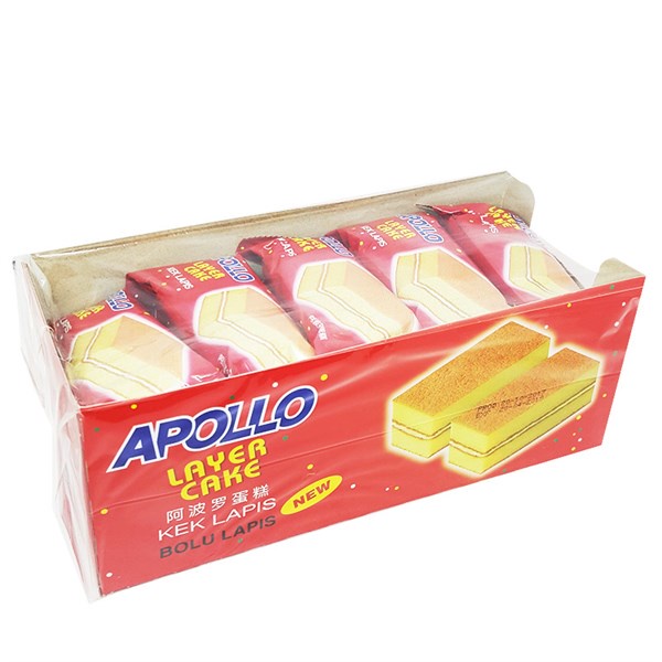 Bánh Bông Lan Mềm Apollo Hương 2 Vị Tuổi Thơ 360g