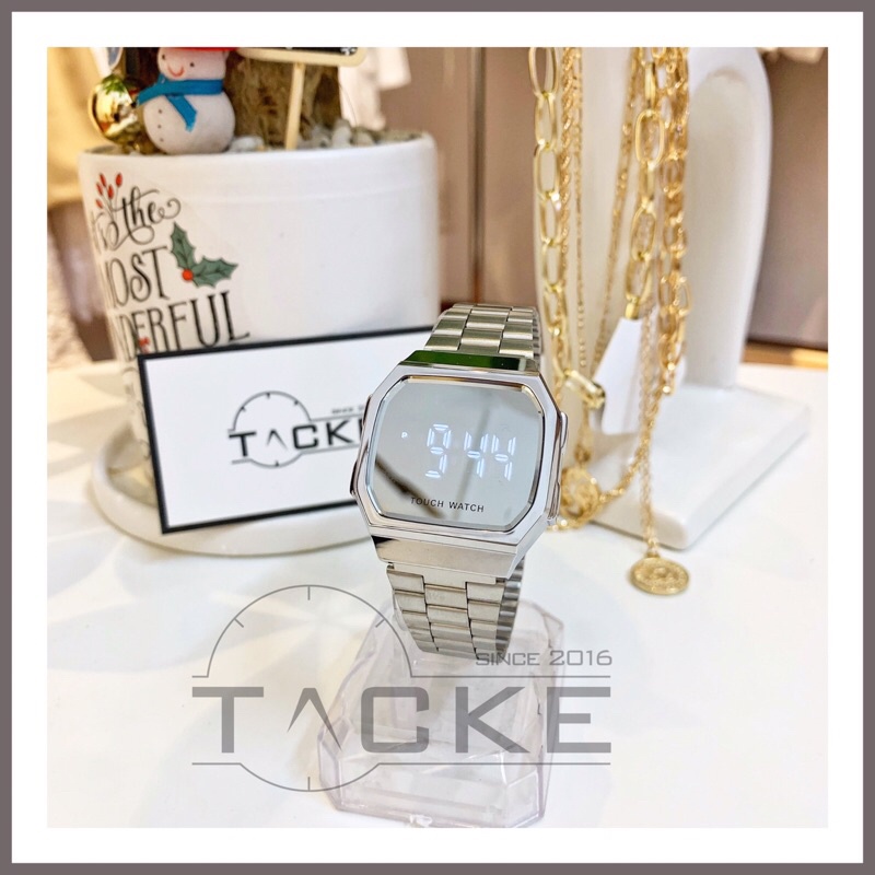 Đồng Hồ Nam Nữ Led Cảm Ứng Màn Hình tráng gương điện tử, Unisex, Touch Watch Chất Liệu Cao Cấp không gỉ sét Bạc | BigBuy360 - bigbuy360.vn