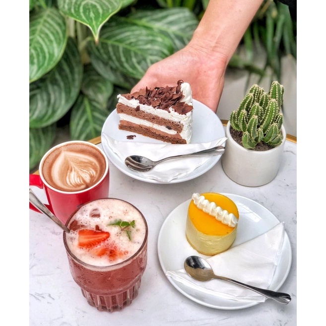 Cốc thủy tinh đáy khía hai tầng  chụp hình decor, đồ uống quán cà phê