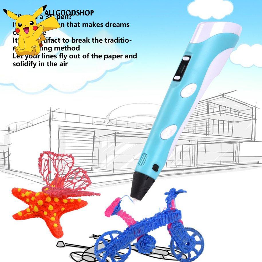 bút vẽ 3d, bút 3d sáng tạo cho bé, bút in 3d, 3d pen độc đáo cho bé giá rẻ kèm sợi mực