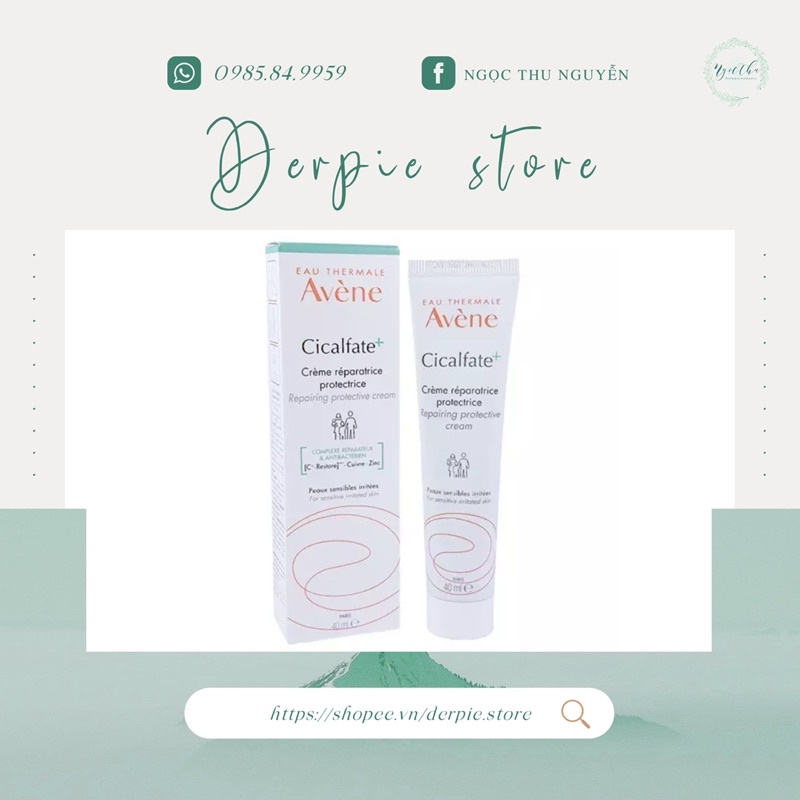 Kem lành sẹo và phục hồi da Avene Cicalfate+ Repairing Protective Cream