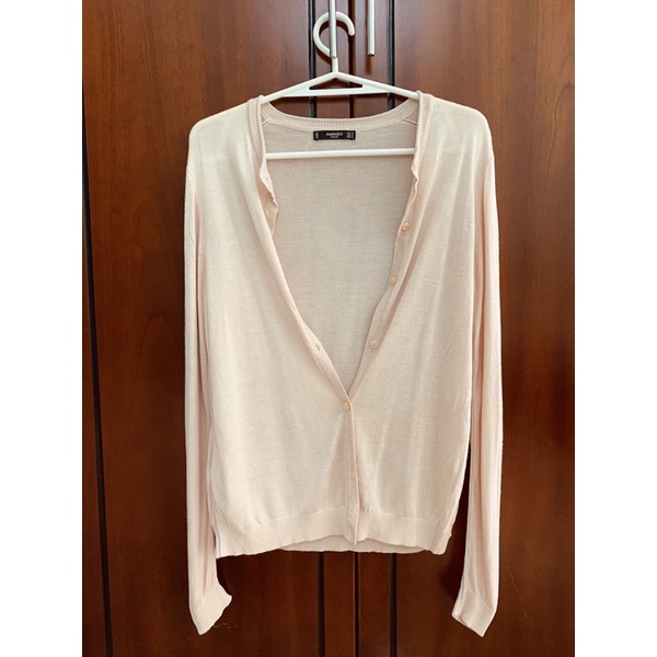 MANGO - ÁO CARDIGAN HỒNG - SIZE M - New 99%