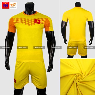 [Giảm Sốc-Giá siêu rẻ] Áo Bóng Đá Đội Tuyển Việt Nam Vàng Training 2020