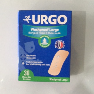 Băng cá nhân Urgo 30 miếng size lớn