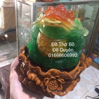 Ông cóc phong thủy đế gỗ