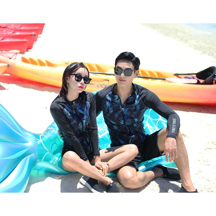 Đồ bơi nam tay dài có dây kéo | BigBuy360 - bigbuy360.vn