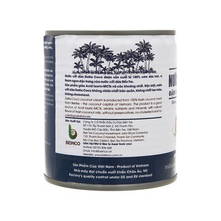 Nước cốt dừa đậm đặc Delta Coco lon 300ml