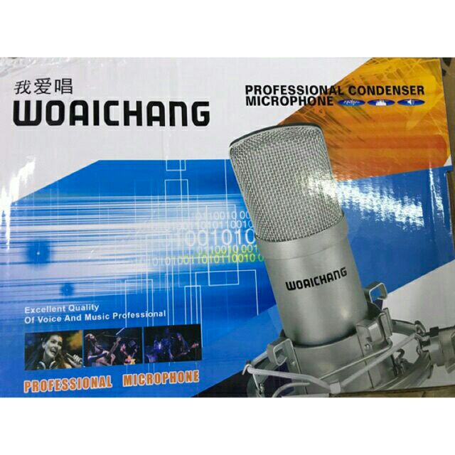 Mic thu âm woaichang bm900