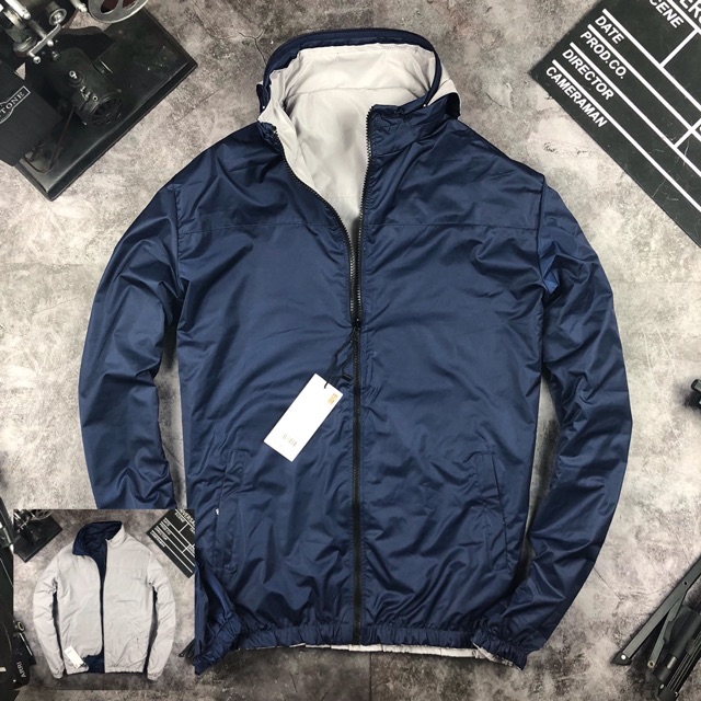 Áo gió nam - Áo khoác gió 2 mặt kèm túi tiện lợi chống nước 45-80kg | BigBuy360 - bigbuy360.vn