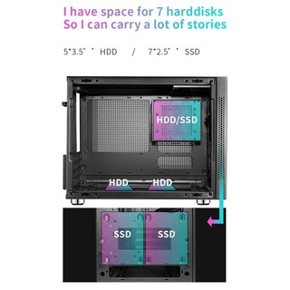 Vỏ máy tính Sama IM01 (chỉ hỗ trợ main Form Factor mATX và iTX)