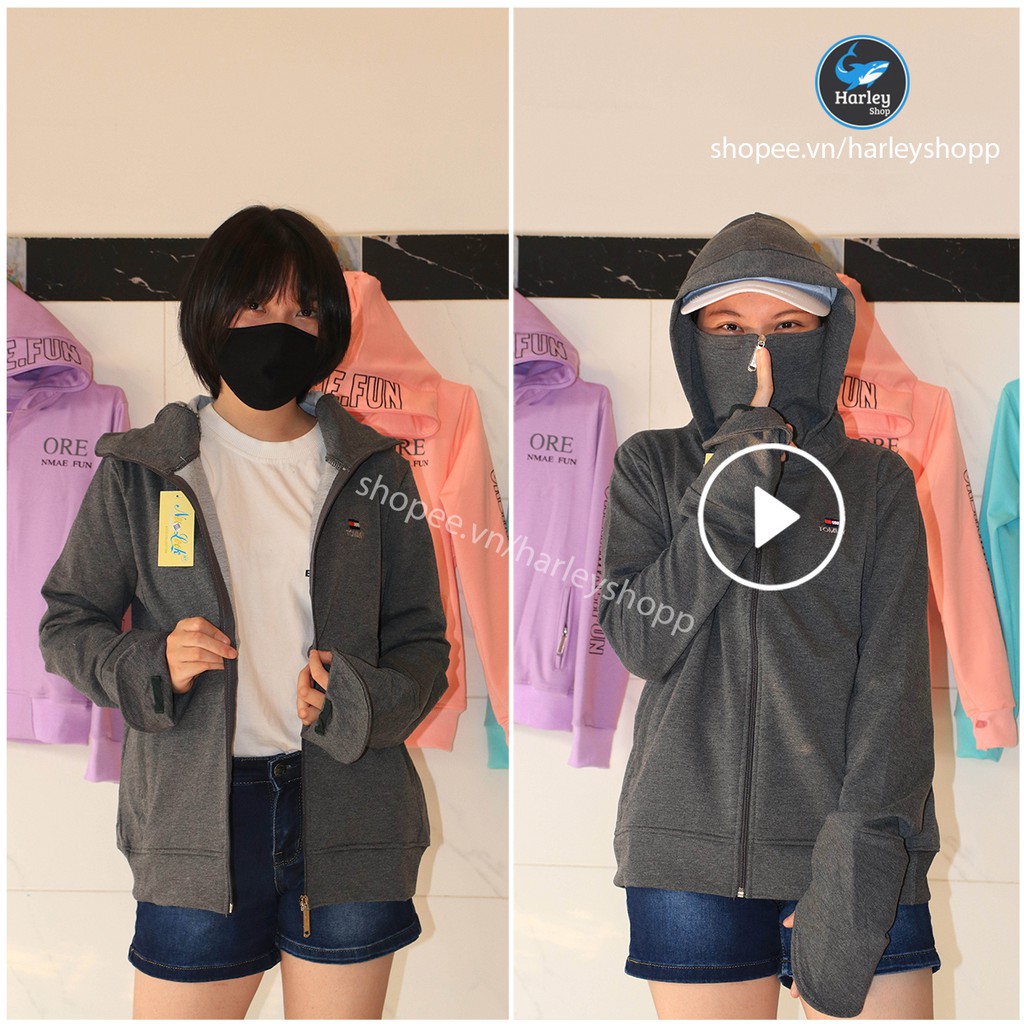 ❤️Mã HARLEY5K giảm 5K đơn 170k❤️[VẢI TỐTT] Áo Khoác Chống Nắng Nữ | Chống Tia UV Cao Cấp | Màu Lông Chuột | Khẩu Trang | BigBuy360 - bigbuy360.vn