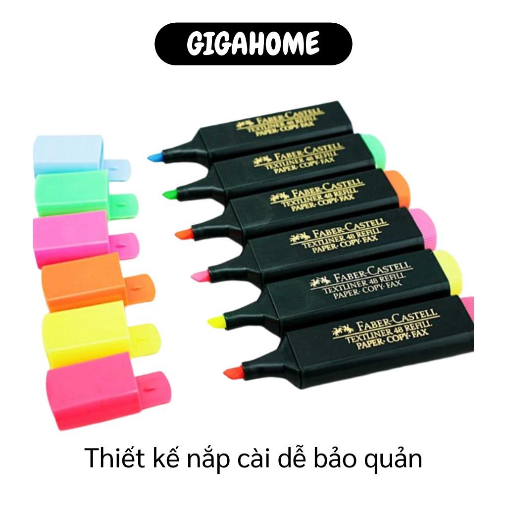 Đồ dùng học tập  GIÁ VỐN  Bút dạ quang Faber-Castell màu hồng, cam, xanh, không làm bẩn hay thấm qua trang khác 7558
