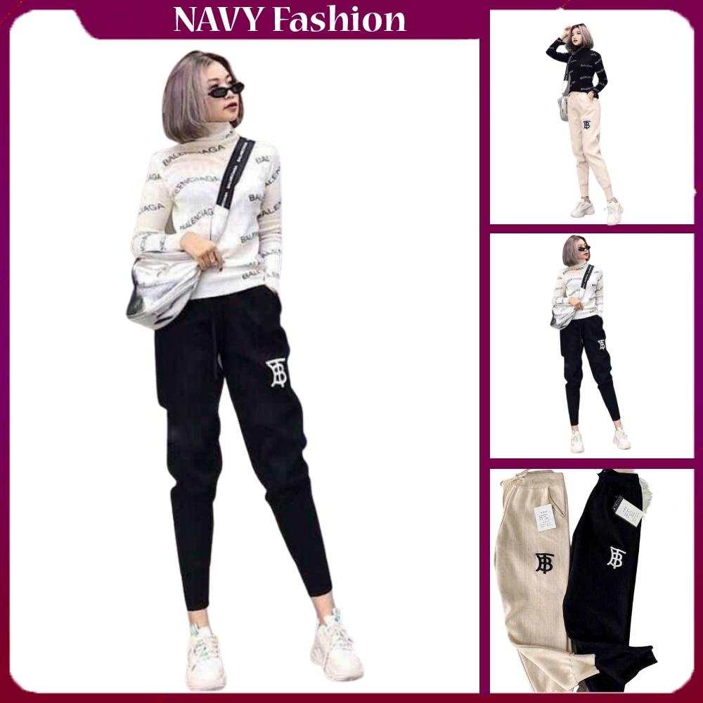 Quần Bom Nỉ Lông Thời Trang Dáng Rộng Thoải Mái