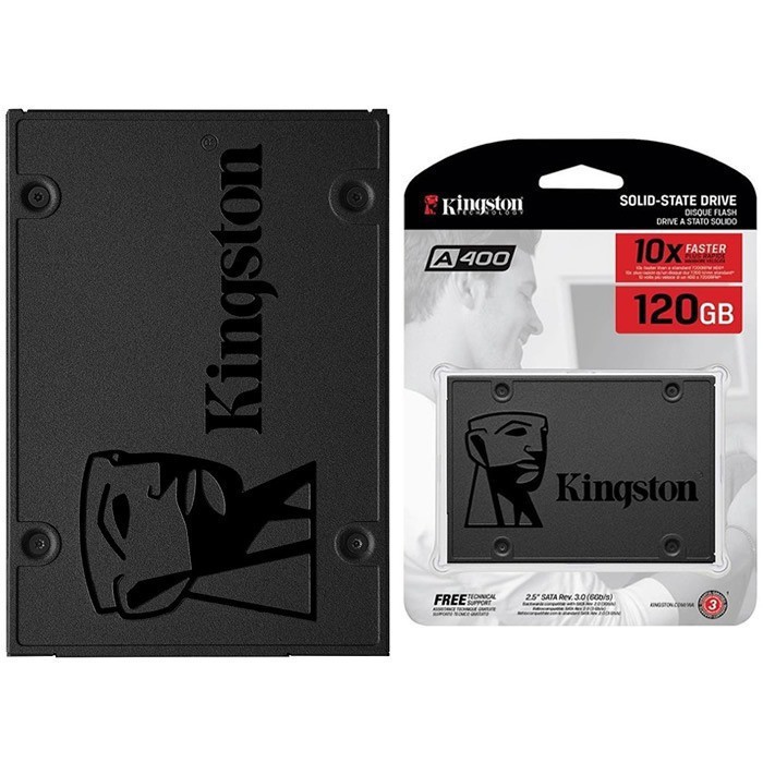 Ổ cứng SSD Kingston SA400 SATA3 120G-BH 36 Tháng Tem Vĩnh Xuân(SPC)