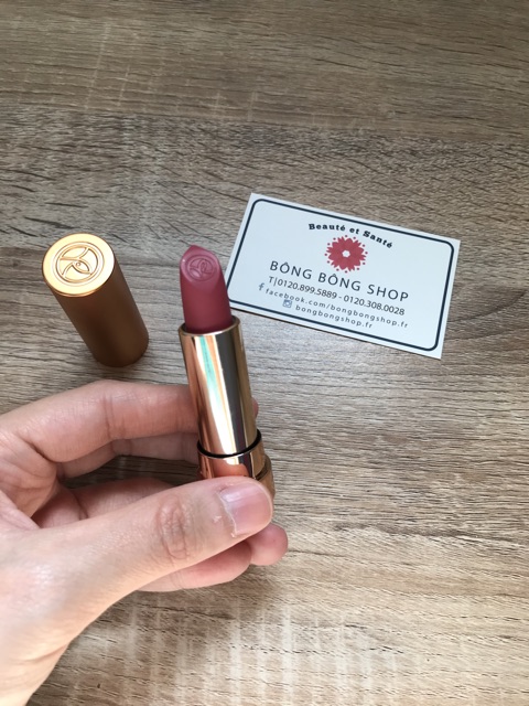 (Chuẩn Pháp giá rẻ) Son lì Yves Rocher Grand Rouge 150 rose blush (hồng đất)